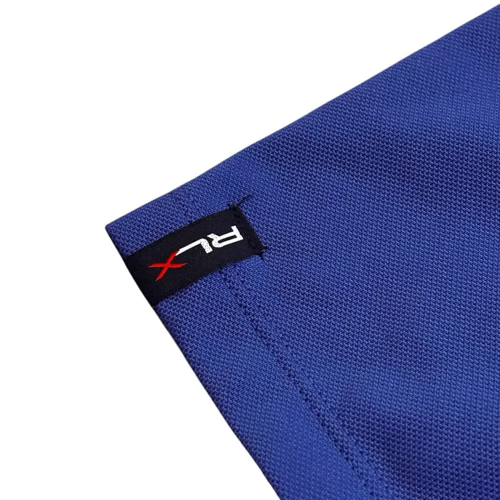 RLX Ralph Lauren Royal Blue Performance Polo Men's Medium Pocket CC Logo